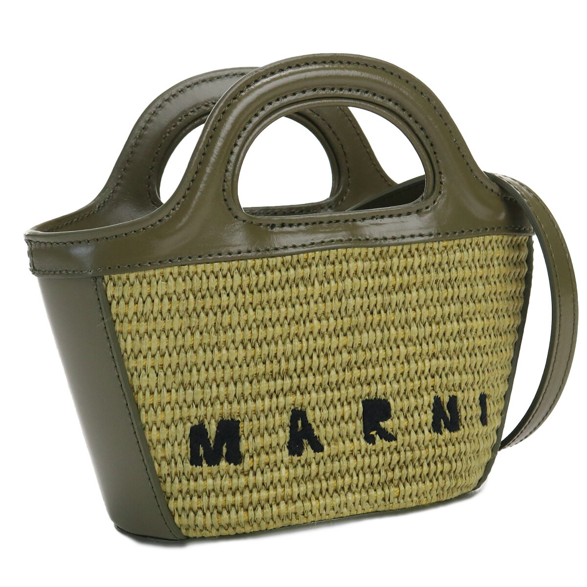 【夏セール】MARNI マルニ TROPICALIA BAG MICRO BMMP0067Q0 P3860 00V25 レディース カーキ|ブランド総合卸 ビッグヒット