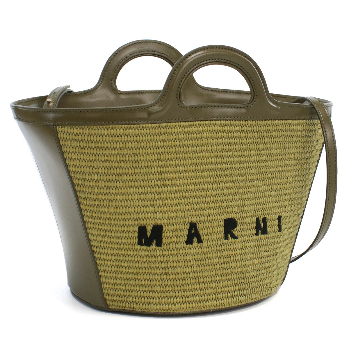 MARNI マルニ TROPICALIA BAG SMALL BMMP0068Q0 P3860 00V25 レディース カーキ