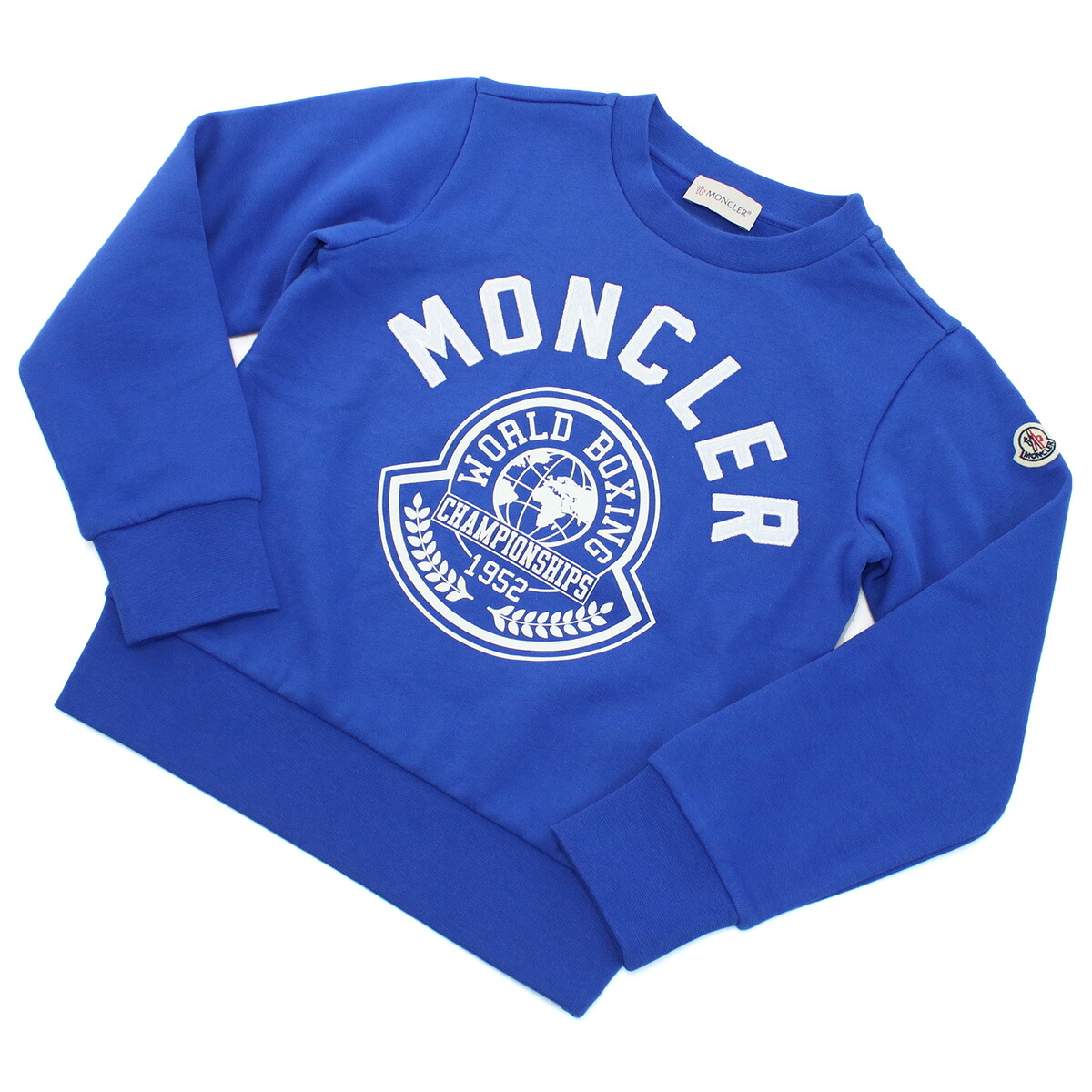モンクレール MONCLER ロゴ スウェット 8G00002 FELPA MANICHE L 899PS 711 FELPA MANICHE L キッズ ブルー系 大人もOK|ブランド総合卸 ビッグヒット