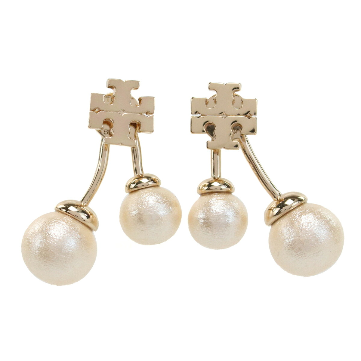 TORY BURCH トリーバーチ キラ パール ピアス 147756 700 TORY GOLD-CREAM レディース ゴールド