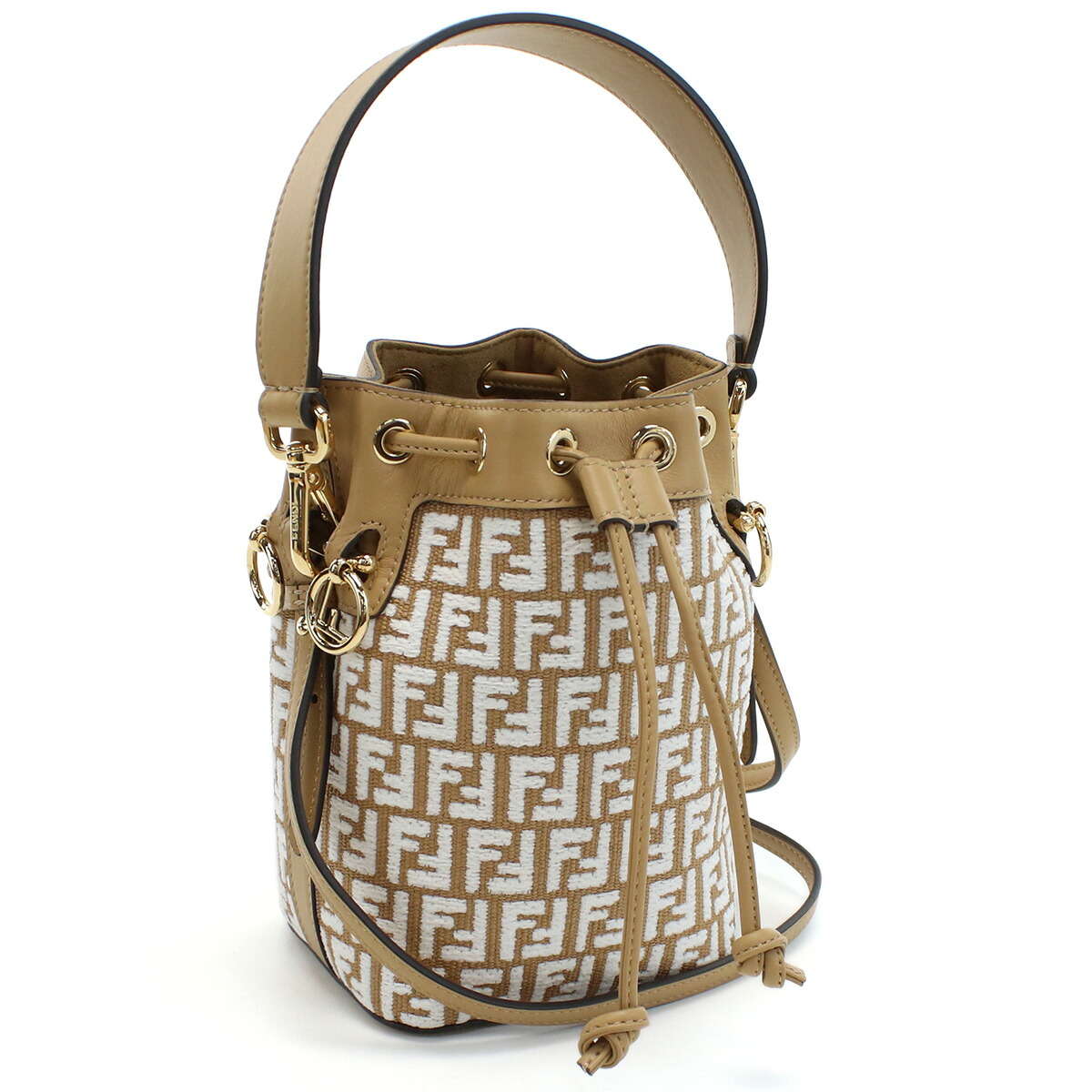 FENDI フェンディ ハンドバッグ 8BS010 AQ19 F1MB1 2WAY レディース ベージュ|ブランド総合卸 ビッグヒット