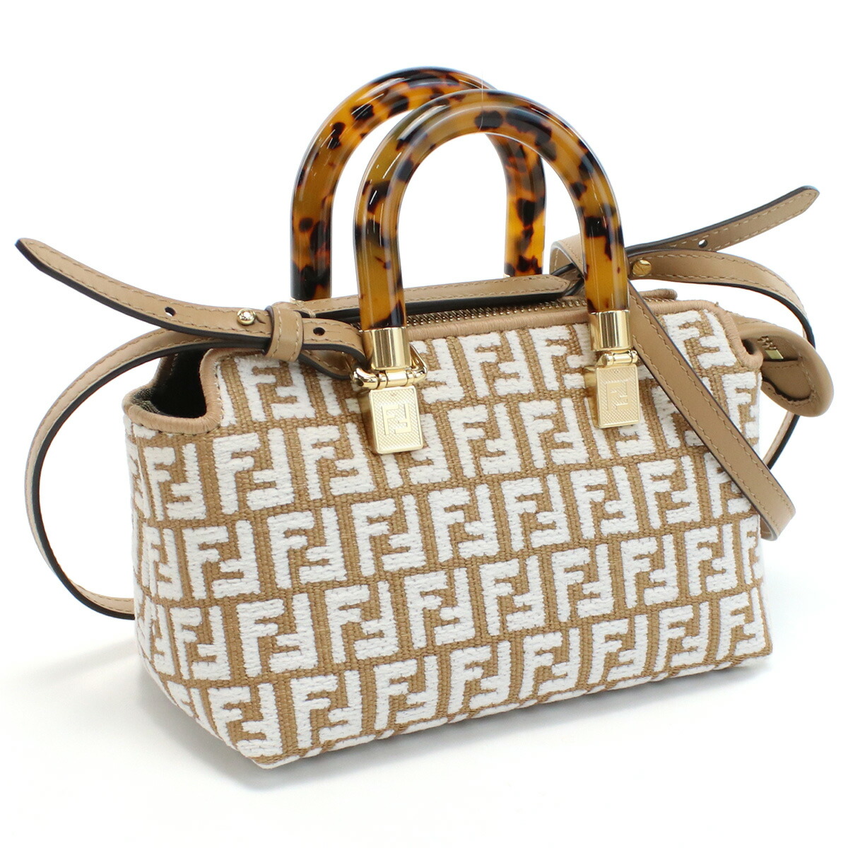 FENDI フェンディ ハンドバッグ 8BS067 AQ0X F1MB1 2WAY レディース ベージュ｜ブランド総合卸　ビッグヒット