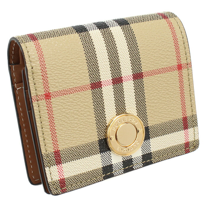 楽天市場】Burberry バーバリー Small Check Bi-Fold Wallet 二つ折り 