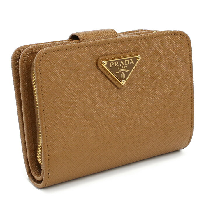 楽天市場】PRADA プラダ サフィアーノトライアングル 三つ折り財布