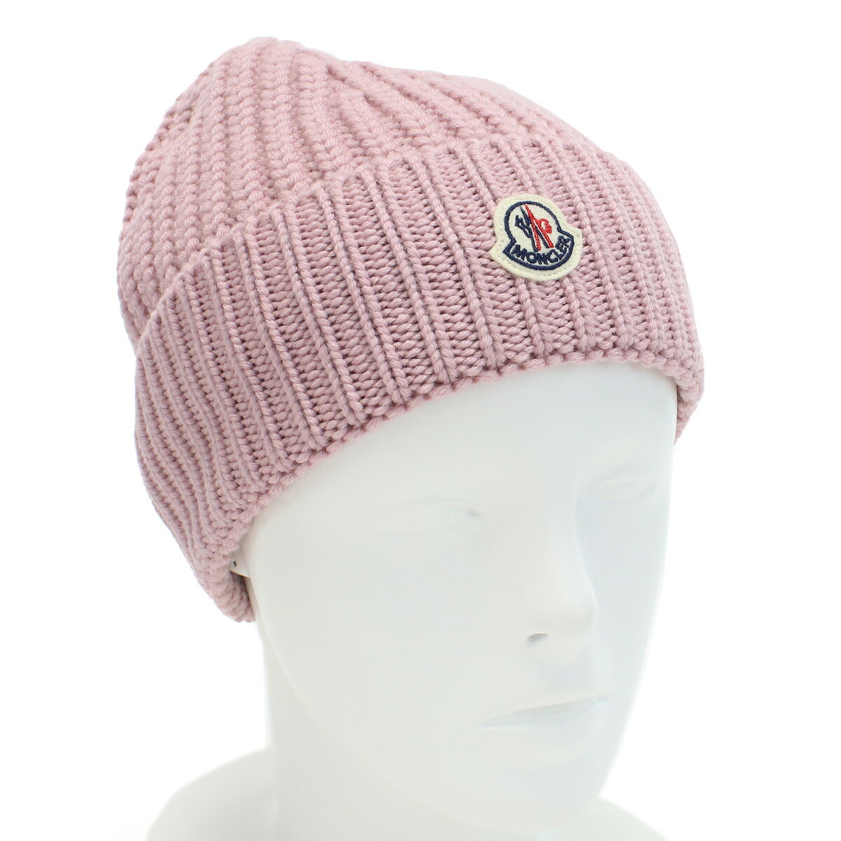 【MONCLER】【新品未使用】ピンク　ポンポン付きニット帽 ニット帽 ポンポン MONCLER(モンクレール) - 海外通販のBUYMA