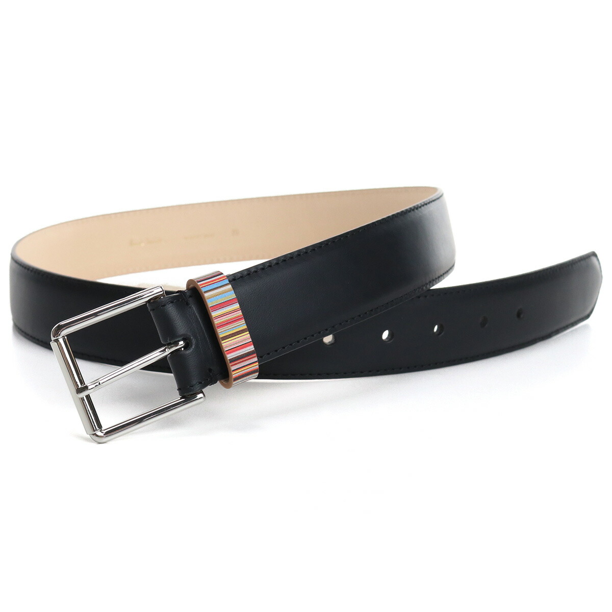 Paul Smith メンズ ベルト ブラック 32 Paul Smith ベルト メンズ ポールスミス (リバーシブル