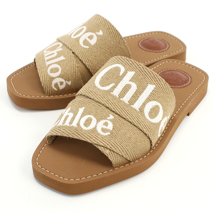 Chloe クロエ Woodyミュール CHC23U188EF 24J レディース ベージュ