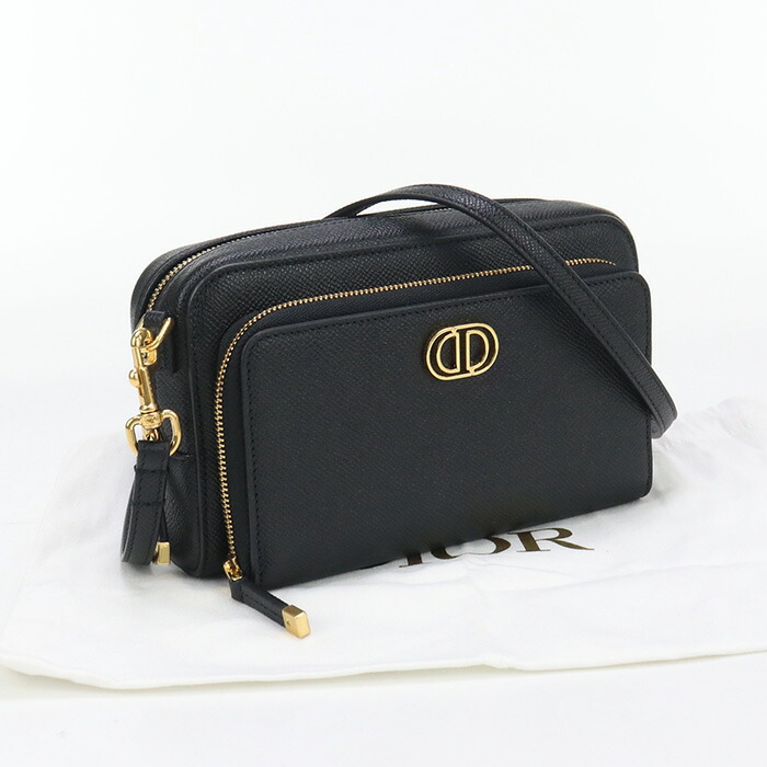 楽天市場】【中古】 Dior （ディオール） ﾗｳﾝﾄﾞﾎﾟｰﾁ ﾁｪｰﾝｼｮﾙﾀﾞｰ