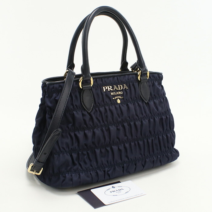 楽天市場】【中古良品】PRADA プラダ トートバッグ 1BG158 UCW