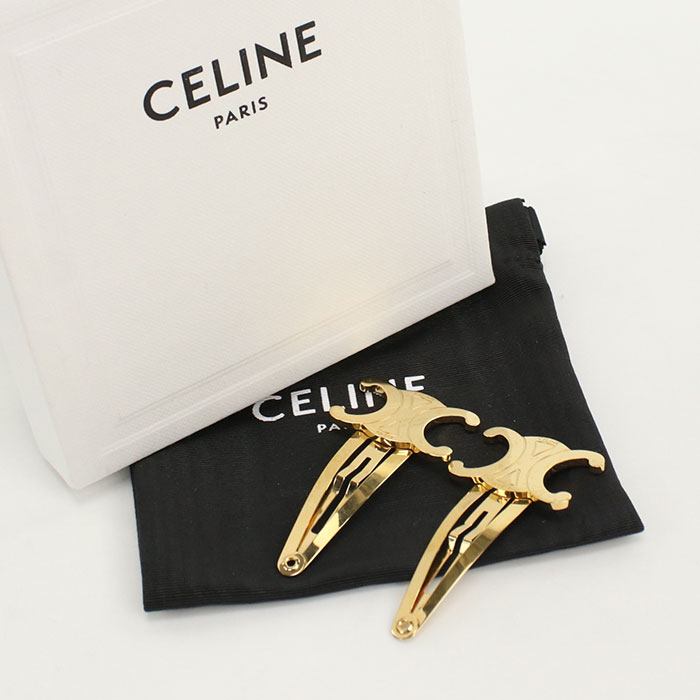 楽天市場】セリーヌ CELINE ヘアアクセサリー シルバー