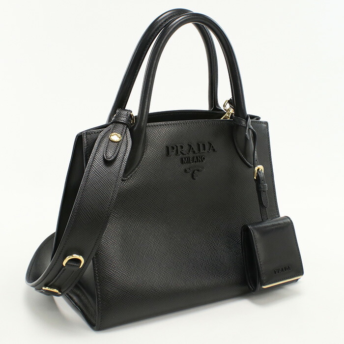 楽天市場】プラダ （PRADA） クロシェ トートバッグ 1BG424 NERO【未