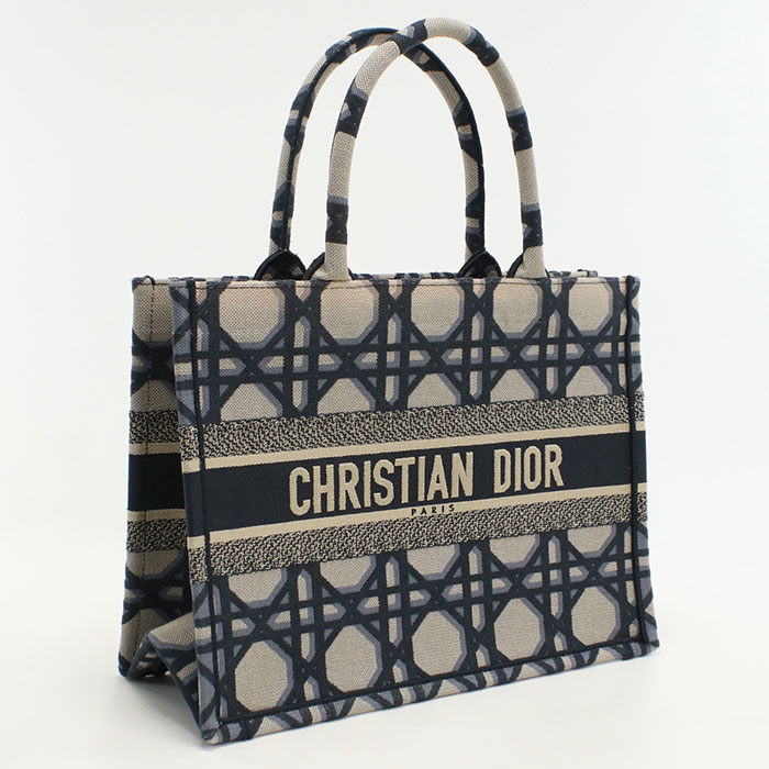 CHRISTIAN DIOR ネイビー トートバッグ Christian Dior 【クリスチャンディオール】ブックトート