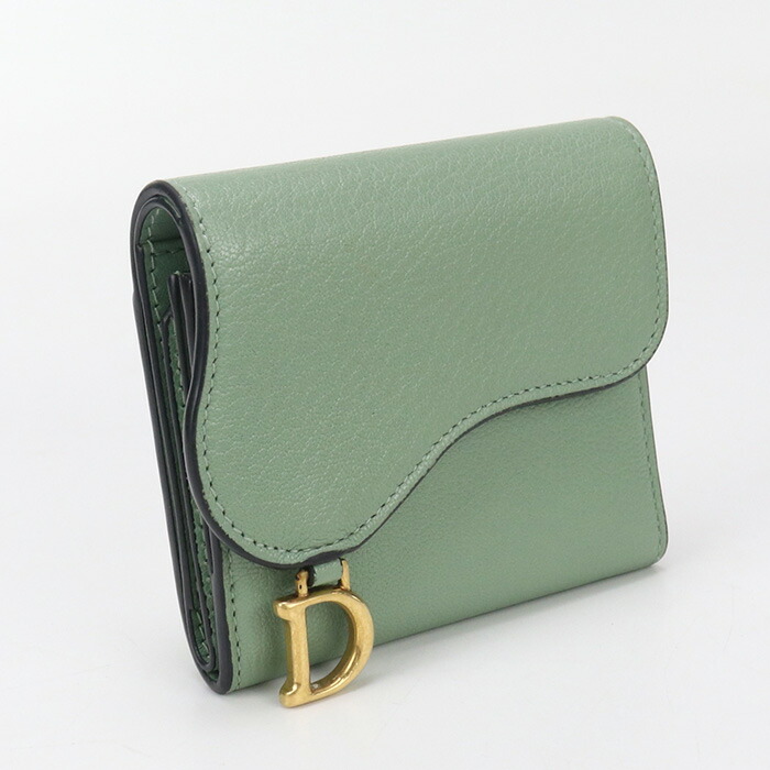 楽天市場】ディオール サドル ロータスウォレット 三つ折り財布 レザー
