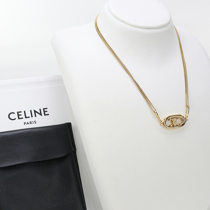 楽天市場】CELINE セリーヌ ネックレス 460GB6BZI.35OR