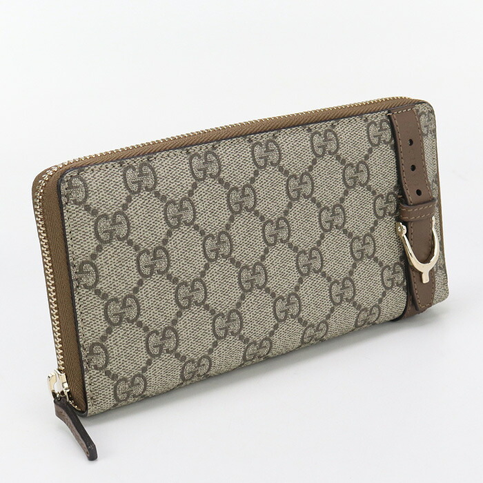 グッチ　折り財布　ミディアム　GGシマレザー ラウンドファスナー　ロゴ　バンブー 楽天市場】グッチ GUCCI GGマーモント ジップアラウンド