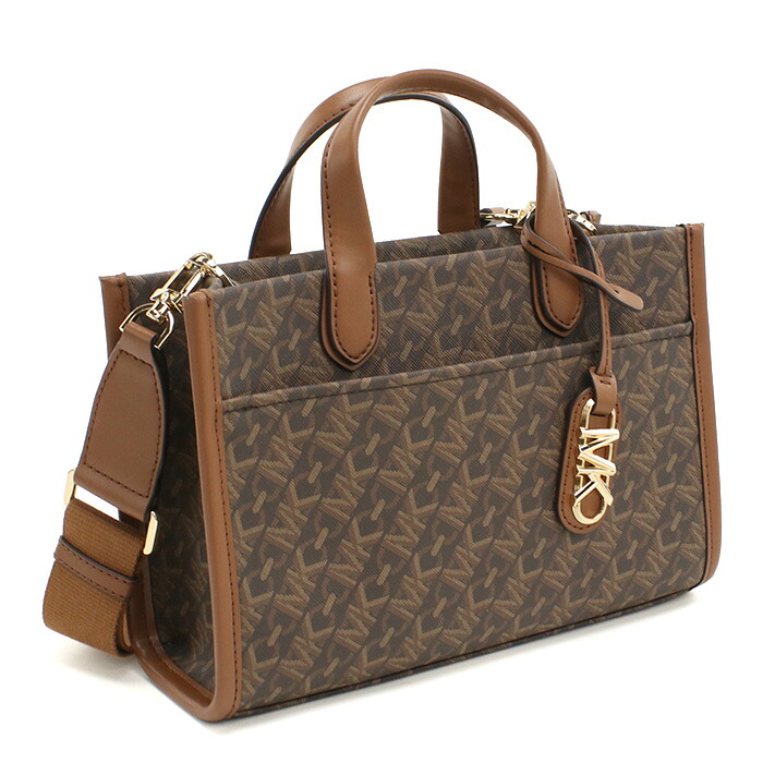 MICHAEL KORS エンパイア シグネチャーロゴ クロスボディ S マイケルコース トートバッグ 30H3G3GM5B 227 GIGI レディース ブラウン｜ブランド総合卸　ビッグヒット