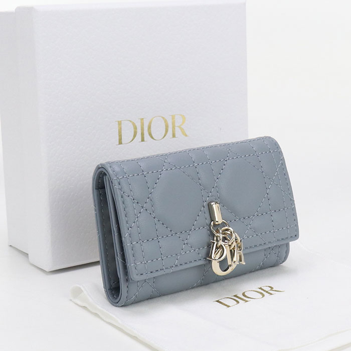 ディオール　6連キーケース　ネイビー ディオール 6連キーケース ネイビー ディオール 6連キーケース