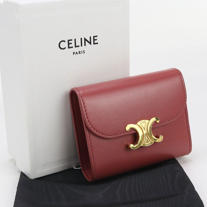 楽天市場】【お値下げ品】【中古】 CELINE （セリーヌ） ｽﾓｰﾙ ﾄﾘﾌｫｰﾙﾄﾞ