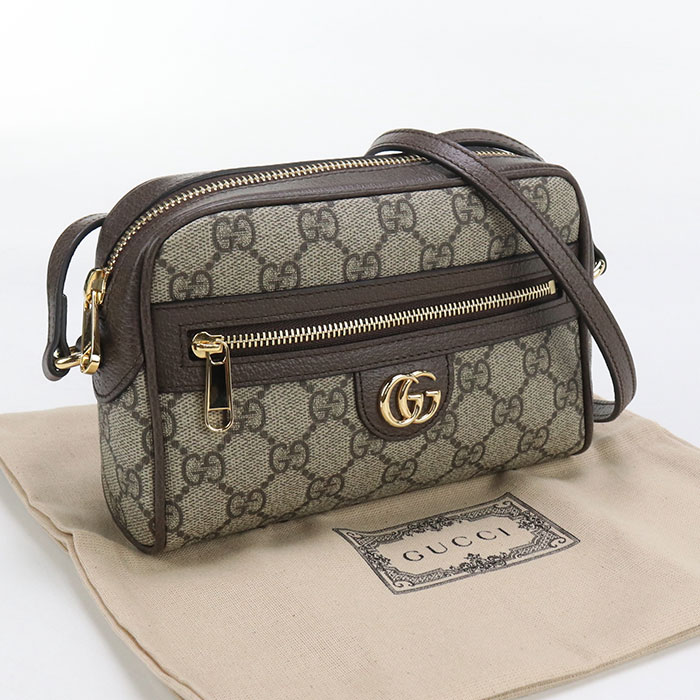 楽天市場】【未使用】グッチ 斜め掛けショルダーバッグ GG