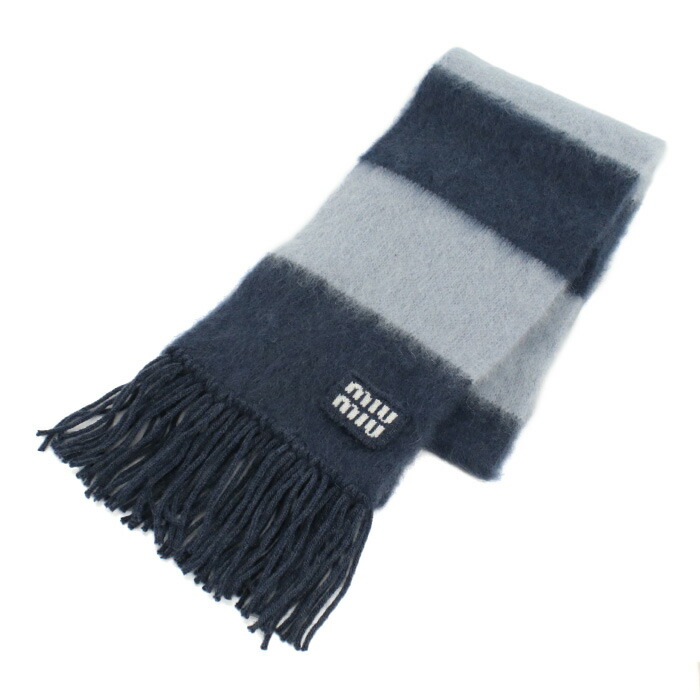miumiu マフラー miu MIUMIU ミュウミュウ マフラー 5FS062 2CQD レディース モヘア