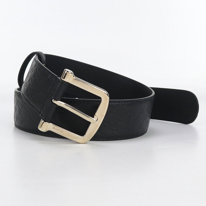 【⭐️極美品❣️本物⭐️】グッチ　ブラックレザー　GGロゴ　シンプルベルト　グッチシマ 楽天市場】【未使用品】【アパレル】GUCCI グッチ マイクログッチシマ