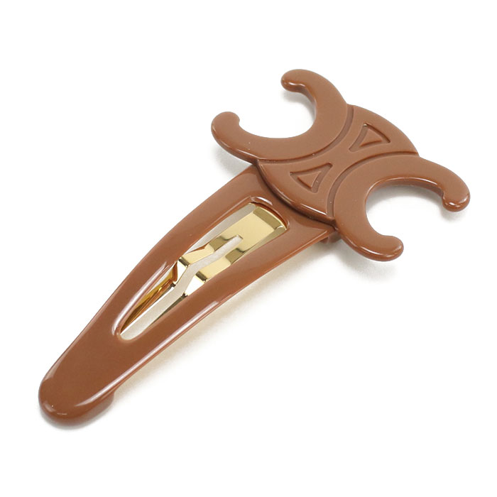 楽天市場】CELINE セリーヌ ヘアクリップ Large Snap Hair Clip ラージ
