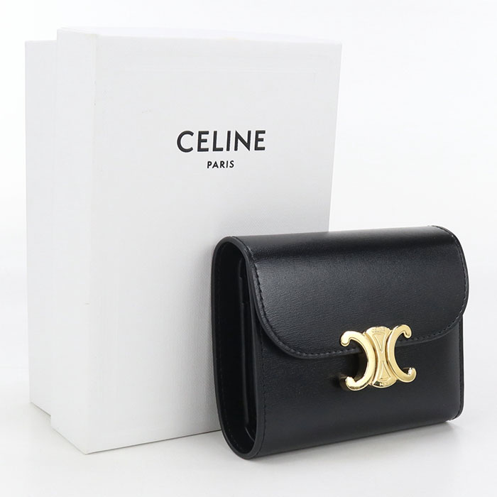 楽天市場】【お値下げ品】【中古】 CELINE （セリーヌ） ｽﾓｰﾙ ﾄﾘﾌｫｰﾙﾄﾞ