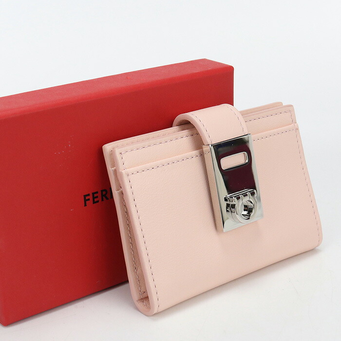 【中古・未使用】FERRAGAMO フェラガモ カードケース 22 0552 ガンチーニ レディース ピンク|ブランド総合卸 ビッグヒット