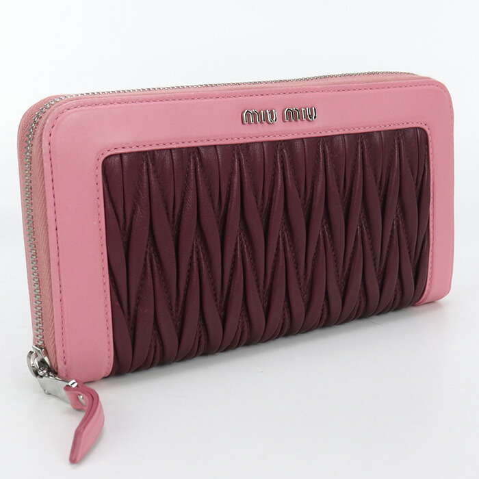 楽天市場】ミュウミュウ 長財布/がま口長財布 クロコ調 5M1120 ST