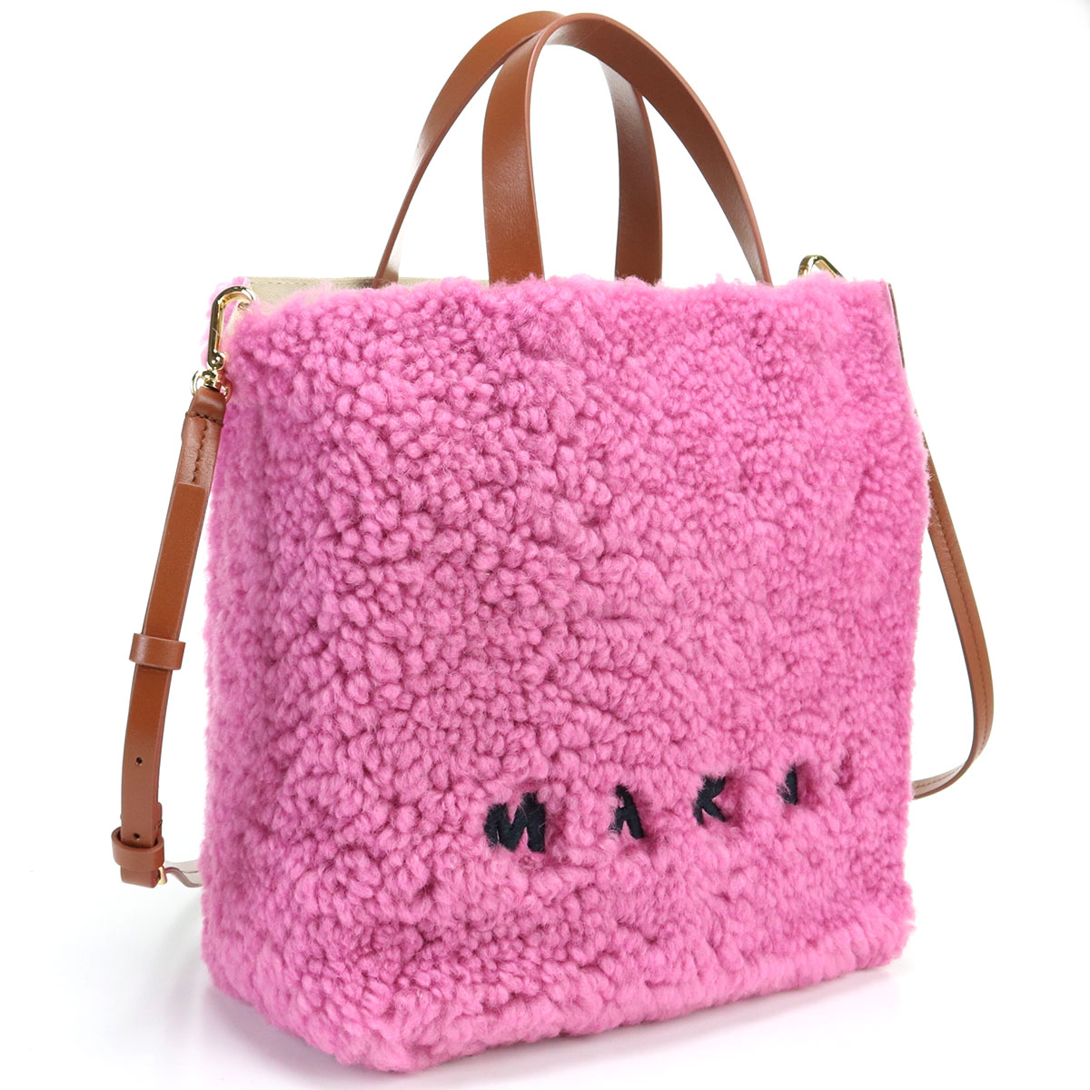 MARNI マルニ トートバッグ ショルダーバッグ SHMP0018L1 LM071 ZO188 レディース ピンク｜ブランド総合卸　ビッグヒット