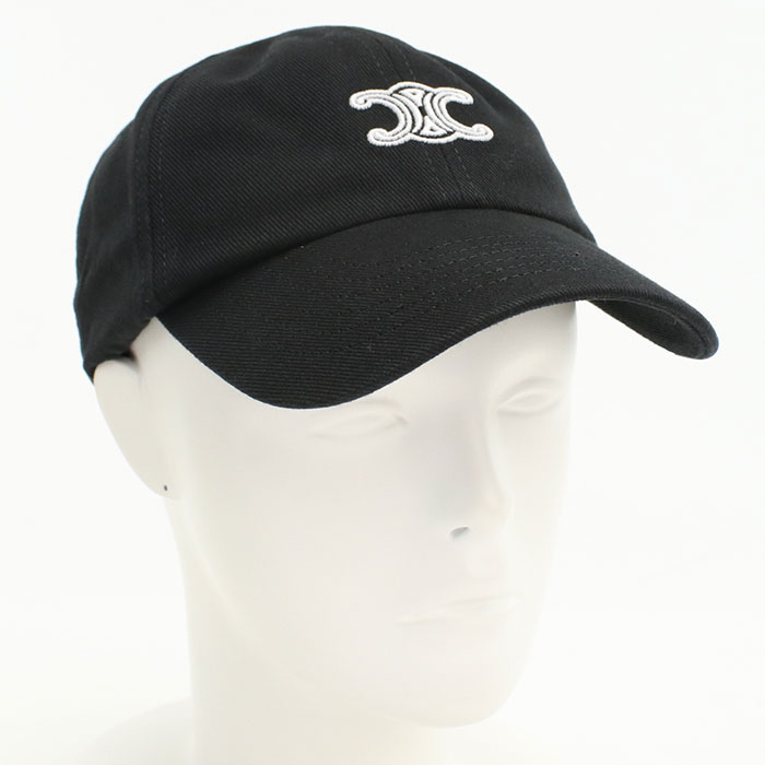 楽天市場】セリーヌ CELINE ベースボールキャップ ブラック メンズ