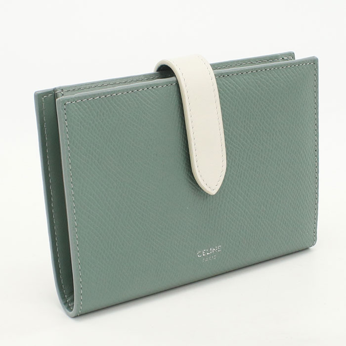 楽天市場】CELINE セリーヌ 二つ折り 財布 ミディアム ストラップ