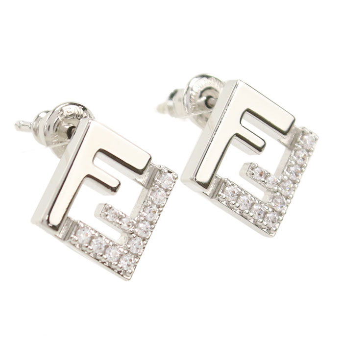 FENDI フェンディ ピアス 8AL294 ATEP F035M レディース シルバー｜ブランド総合卸　ビッグヒット
