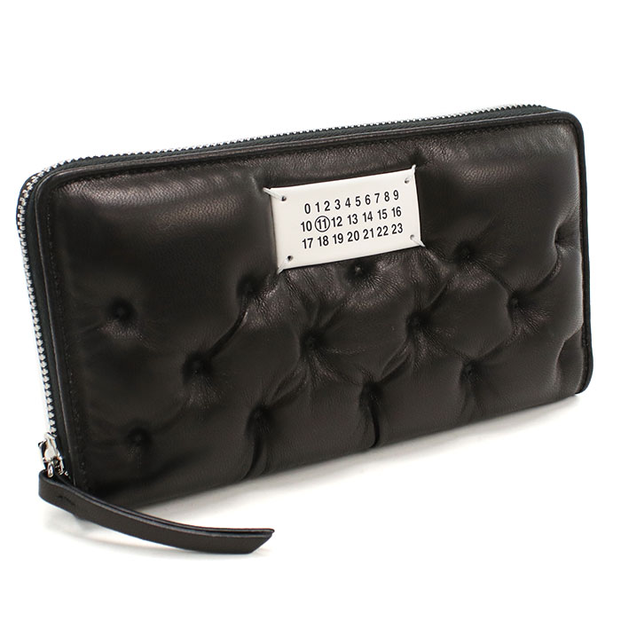 Maison Margiela メゾンマルジェラ ラウンドファスナー長財布 SA1UI0030 P6434 T8013 Glam Slam グラムスラム レディース ブラック