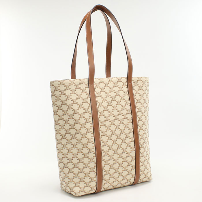 【中古美品】CELINE セリーヌ トートバッグ 194542EY7.01BC ミュージアムバッグ トリオンフキャンバス レディース ベージュ｜ブランド総合卸　ビッグヒット