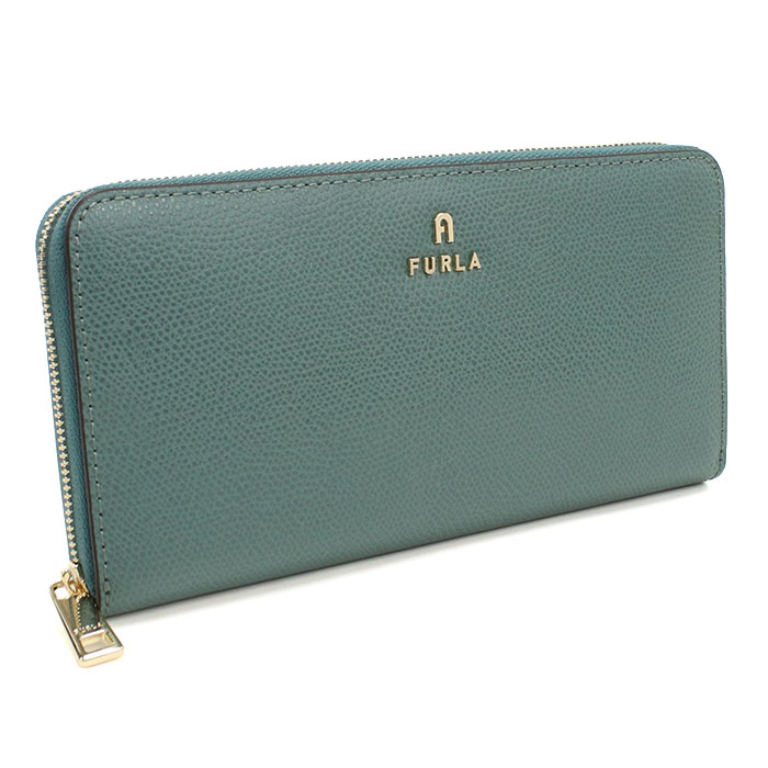 FURLA フルラ 長財布ラウンドファスナー WP00322 ARE000 4951S FURLA CAMELIA レディース グリーン｜ブランド総合卸　ビッグヒット