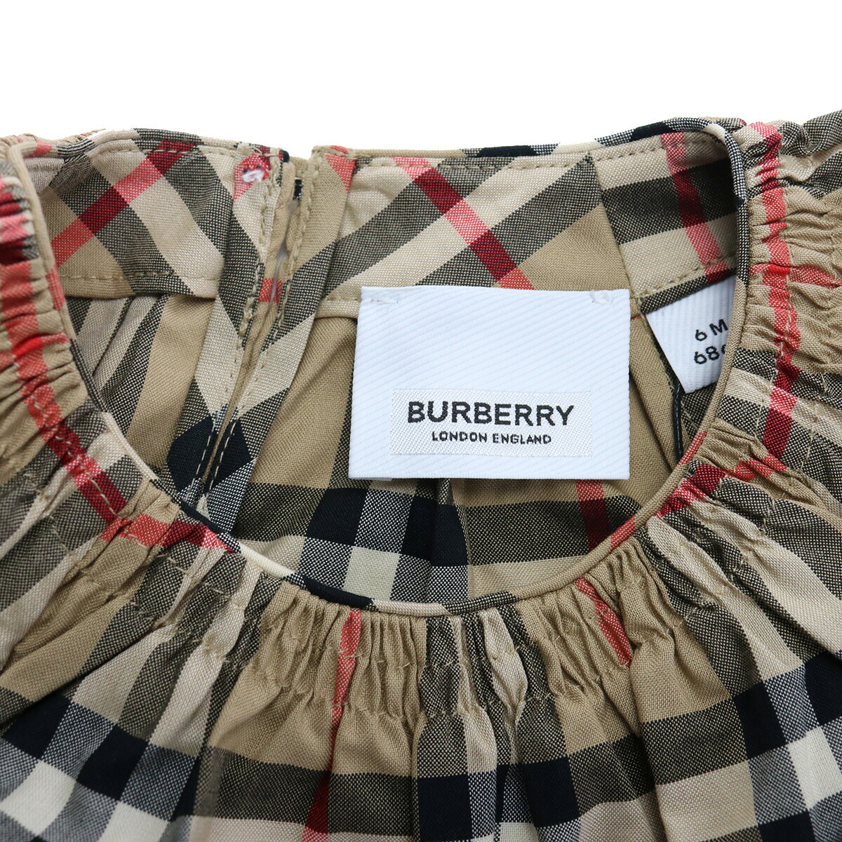 ブランド公式サイト掲載価格34 100円 送料無料 ラッピング無料 24 Off Burberry Burberry ベージュ系 ブランド総合卸 ビッグヒット セットアップ バーバリー 028 ワンピース ベビー ワンピース セットアップ