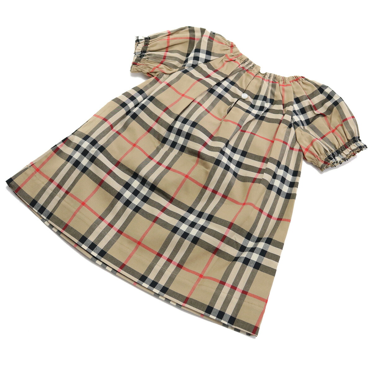 バーバリー Burberry ベビー ワンピース セットアップ 028 ベージュ系 Salon Raquet De