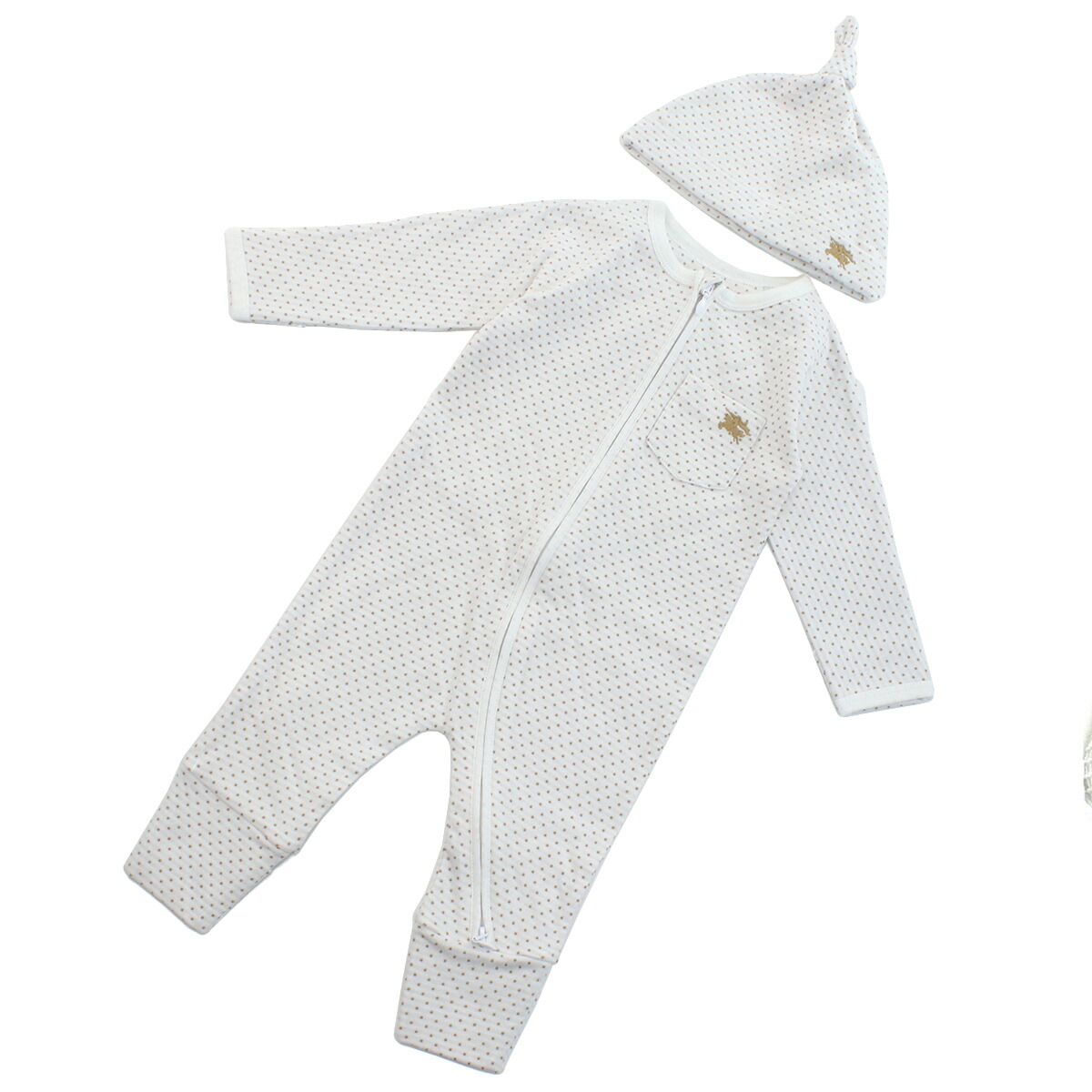Burberry ベビー服セット ホワイト チェック柄 BURBERRY ベビー服セット チェック柄 白