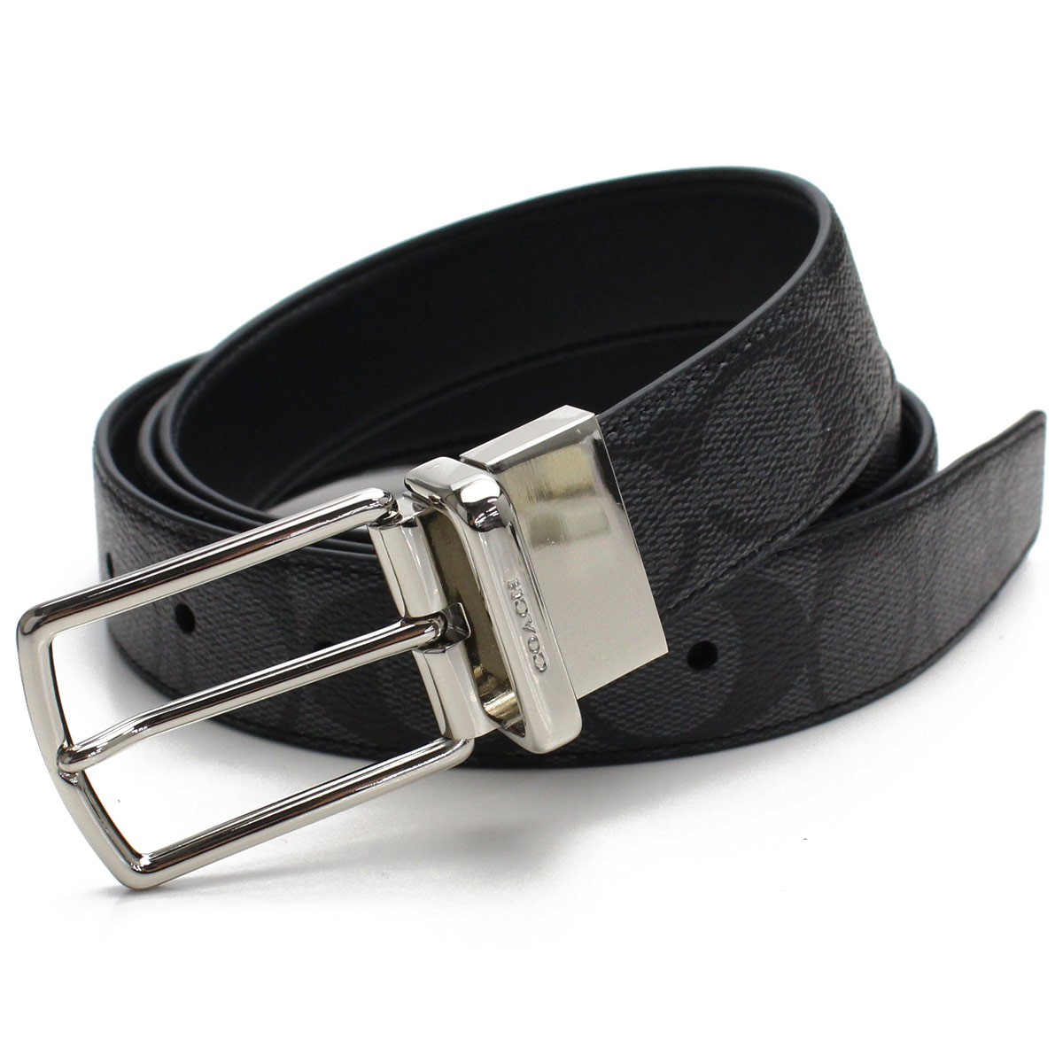 Bighit The total brand wholesale: Coach COACH men belt buckle set F65242 CQ/BK black gray system ...