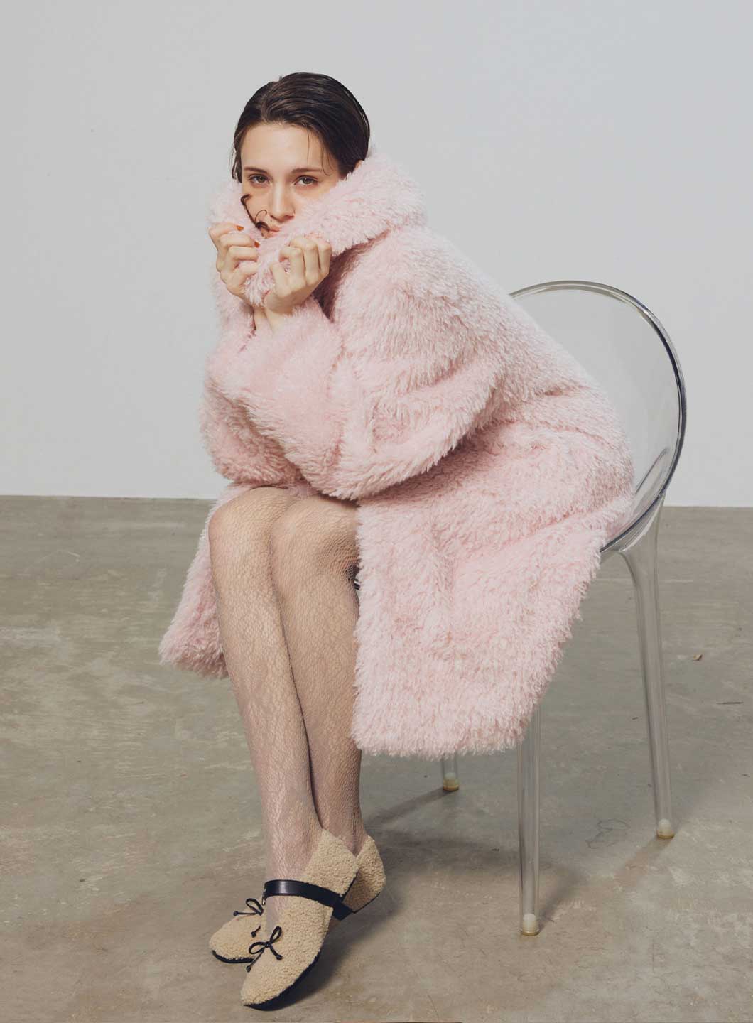 楽天市場】【COEL】 ヘリンボーンエコファーコート 182401004 コエル