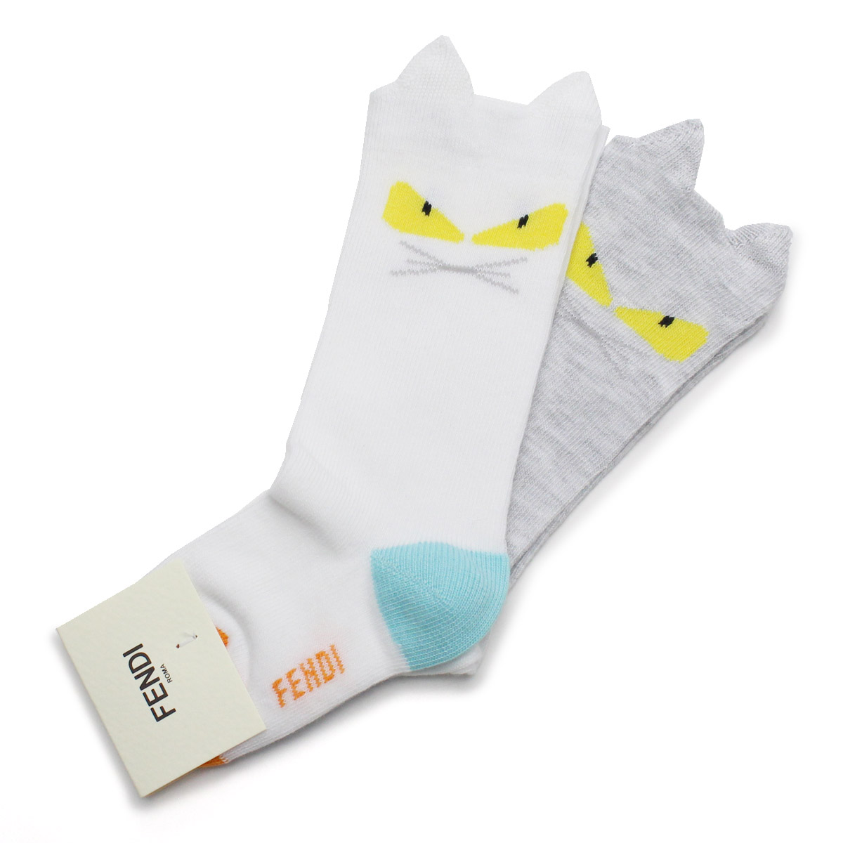 FENDI ズッカ柄　ソックス 楽天市場】FENDI KIDS フェンディ キッズ ベビーソックス BMN021