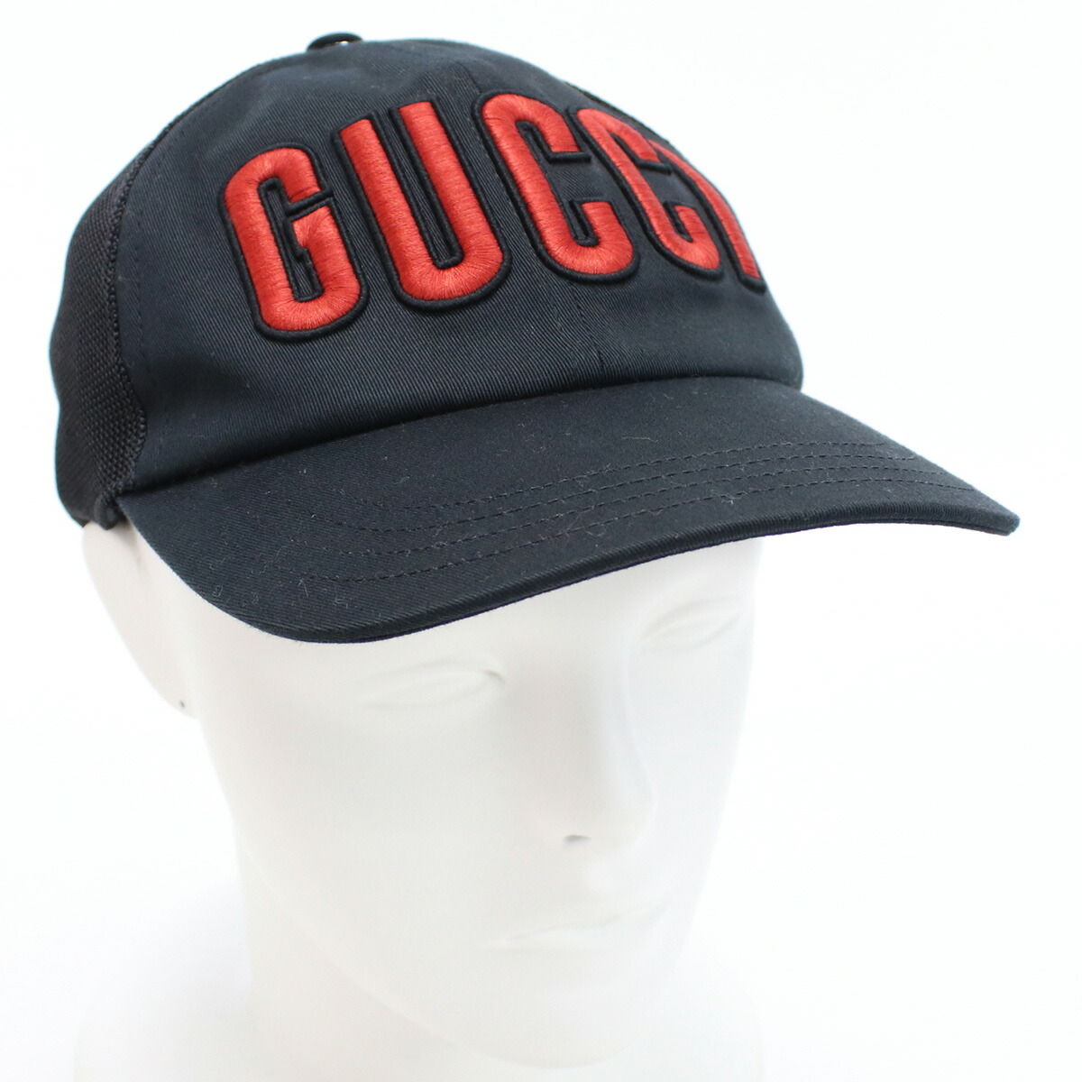 GUCCI ブラック ロゴキャップ guc701324a-1.jpg