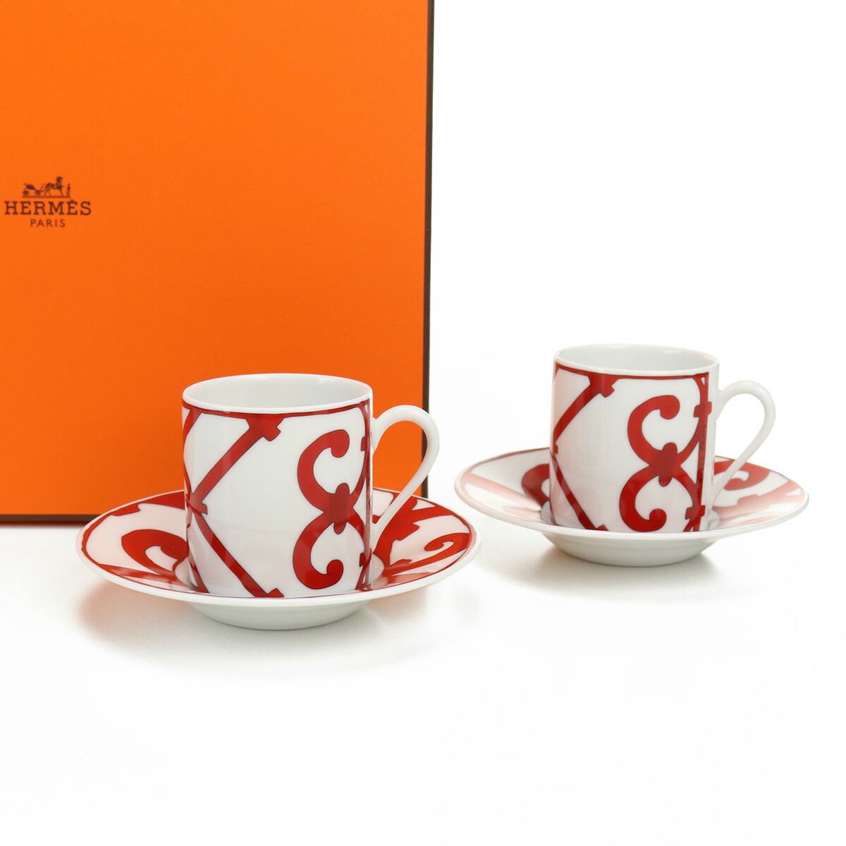 新品　HERMES エルメス　コーヒーカップ エルメス（HERMES） H Deco アッシュデコ コーヒーカップ