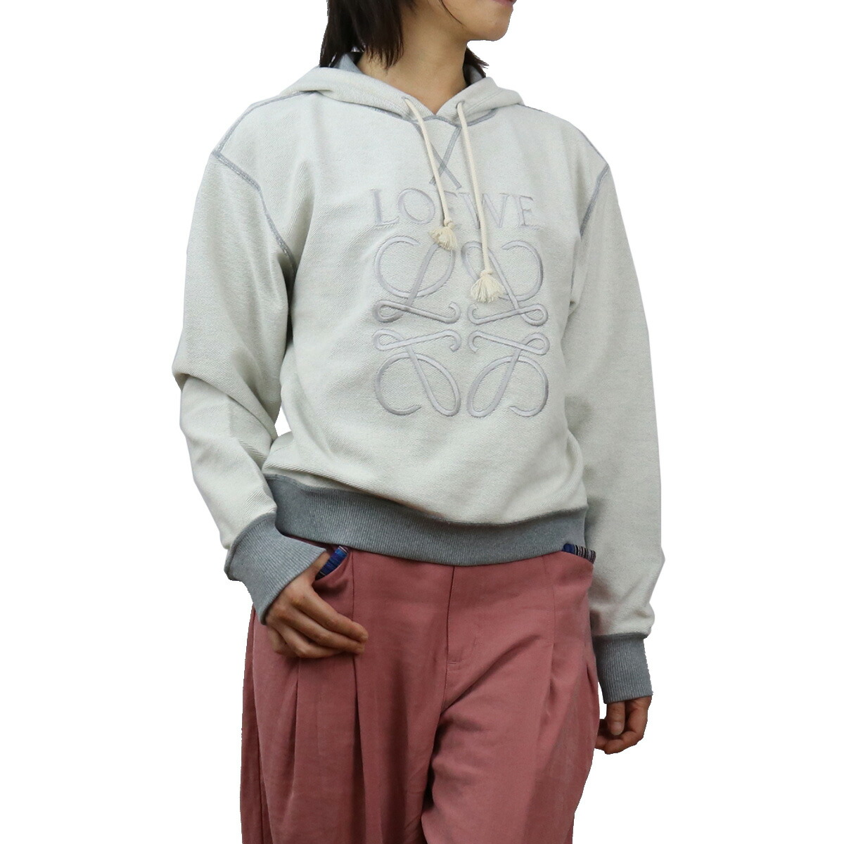 ロエベ LOEWE レディース−パーカー S359341X98 1440 グレー系 apparel-01