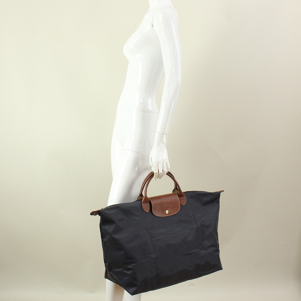2014 New Longchamp Le Pliage Tote Bags 1624 089 Khaki Beige