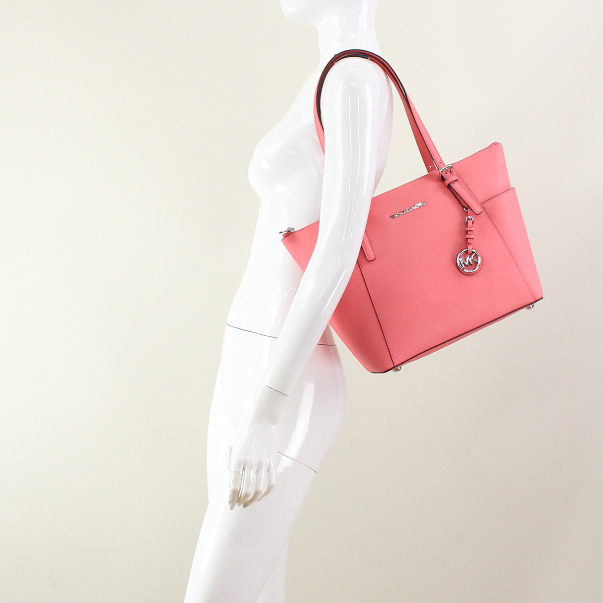 michael kors jet set satchel pink