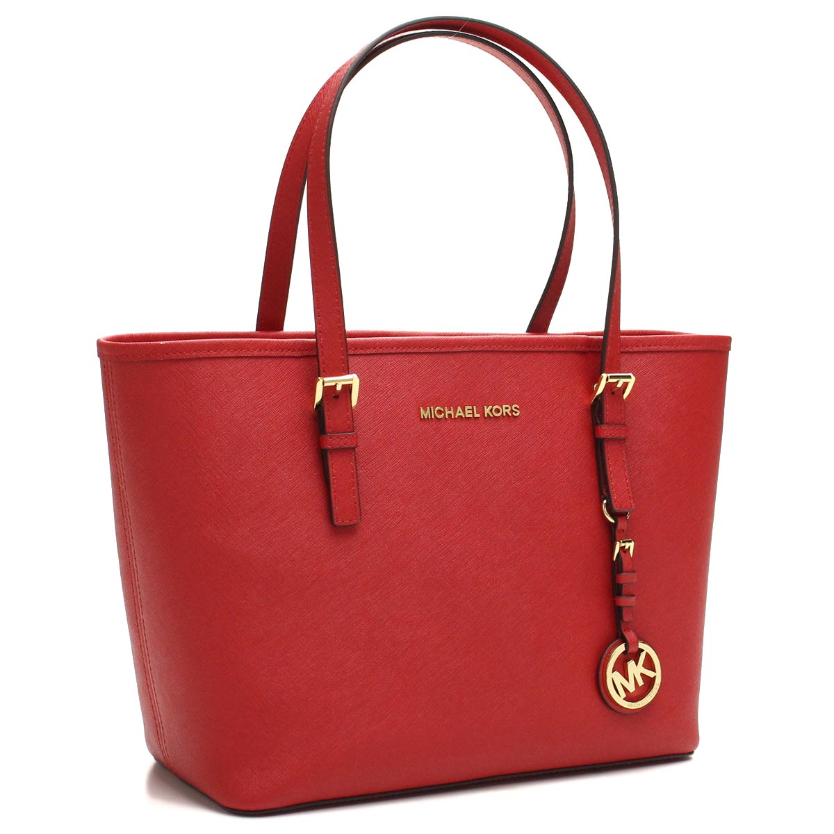 michael kors jet set bag red