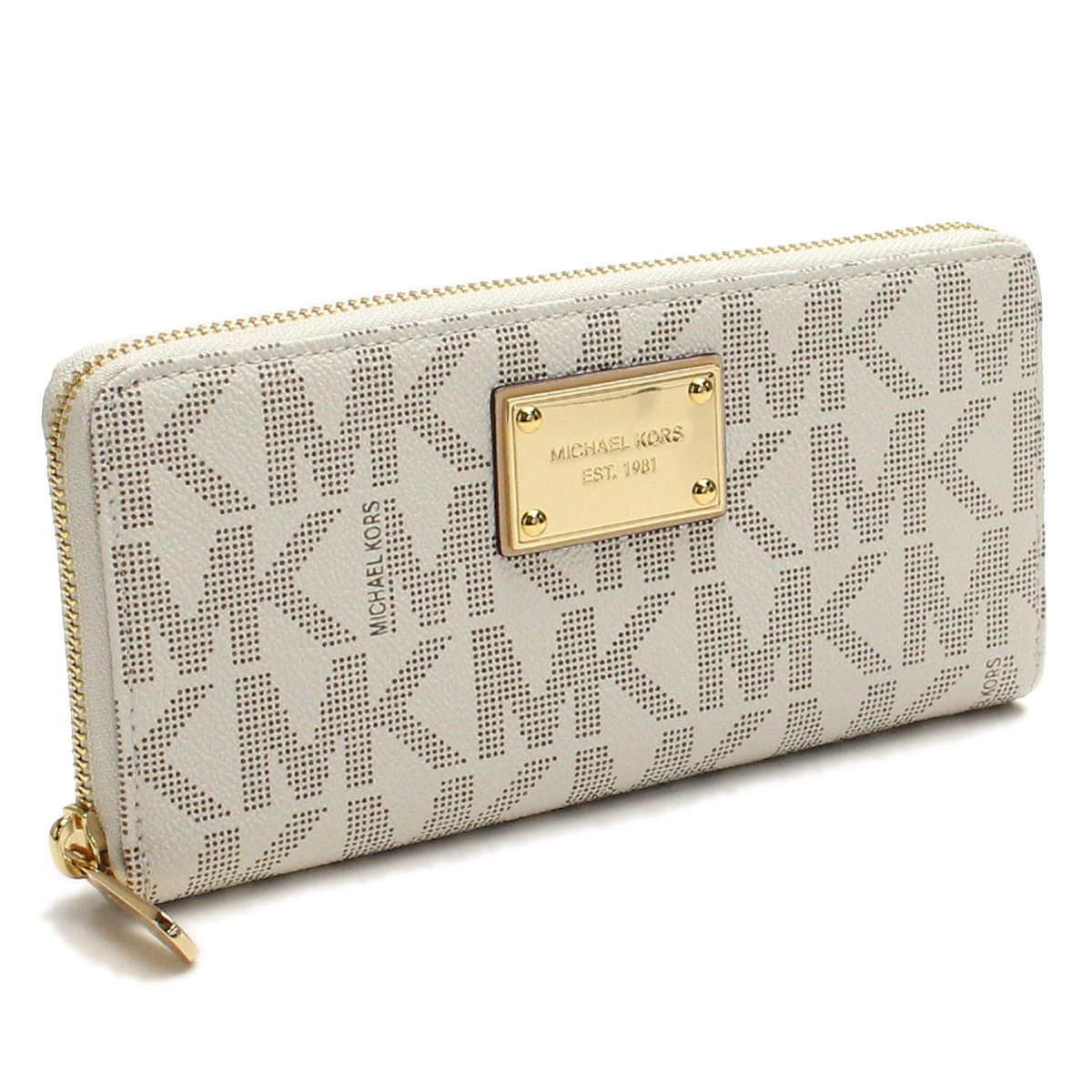 michael kors large zip wallet