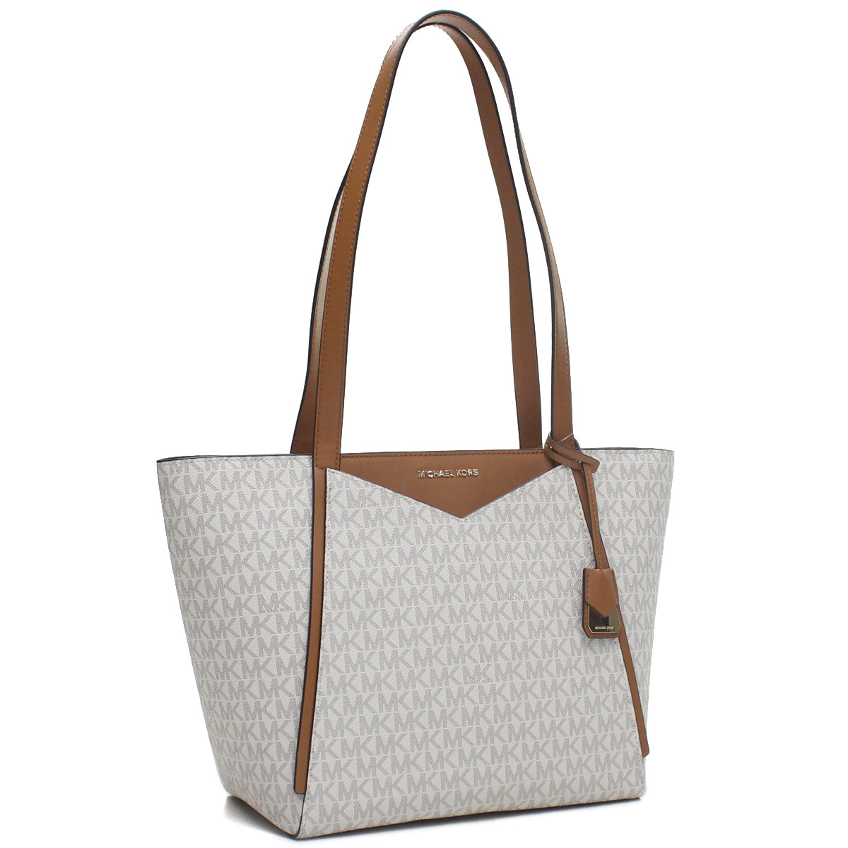 Hit The Total Brand Whole Michael Kors M Tote Hit The Total Brand Whole Michael Kors M Tote Groupe Bag 30s8gn1t1b Vanilla White System Brown Rakuten Global Market